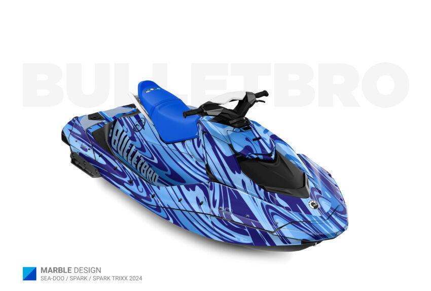 Комплект наклеек MARBLE на SEA-DOO SPARK 2024+