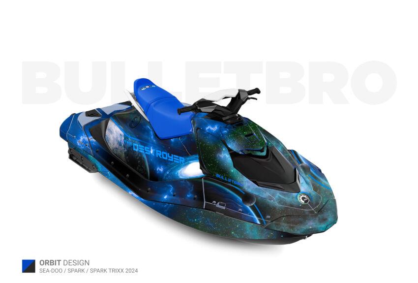 Комплект наклеек Orbit на SEA-DOO SPARK 2024+