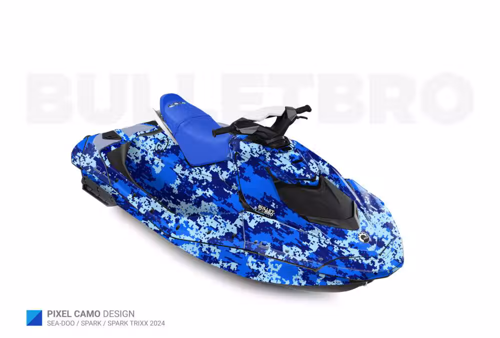 Комплект наклеек Pixel Camo на SEA-DOO SPARK 2024+