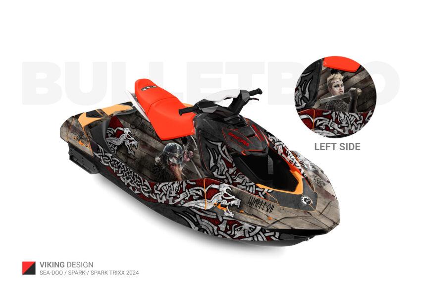 Комплект наклеек Viking на SEA-DOO SPARK 2024+