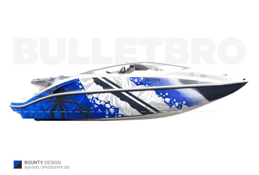 Наклейки на лодку катер SEE-DOO SPEEDSTER 200