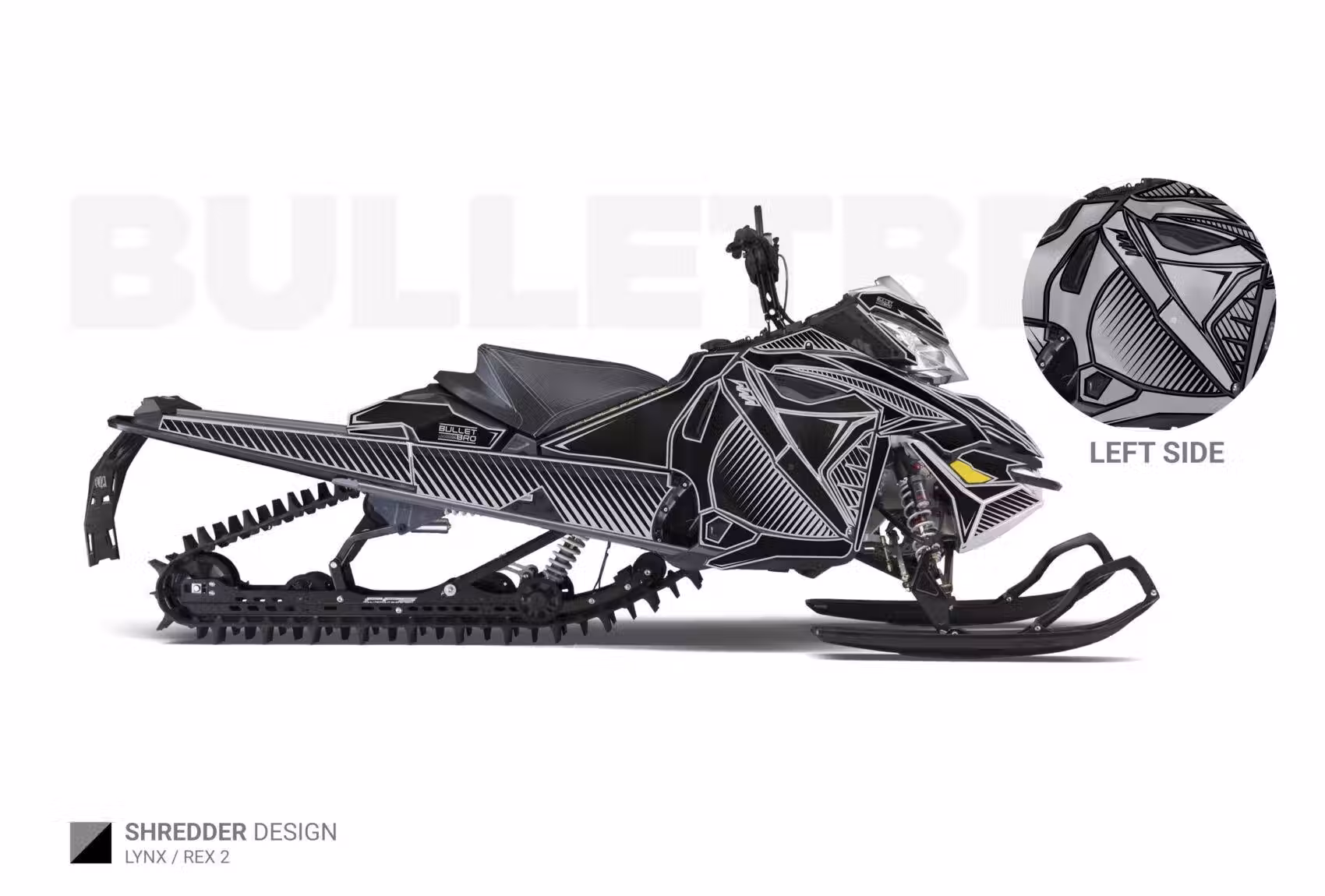 Комплект наклеек Shredder на Lynx REX2