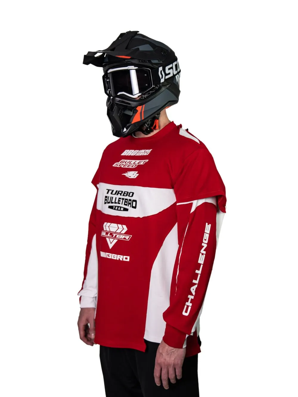 LONGSLEEVE ONESIZE "Turbo team" RED