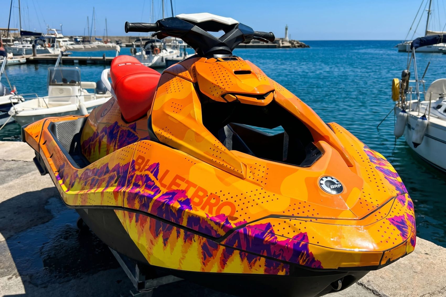 Наклейки пленка на гидроцикл BRP SEA-DOO SPARK