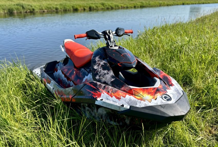 Комплект наклеек DeathWing на SEA-DOO SPARK 2024+