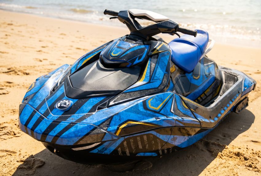 Комплект наклеек DeathWing на SEA-DOO SPARK 2024+