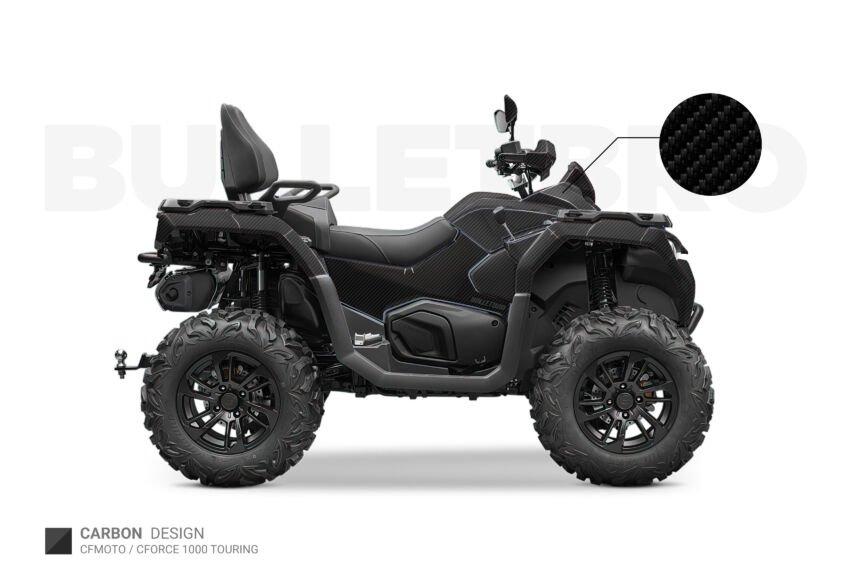 Комплект наклеек CARBON на CFMOTO CFORCE 1000 Touring