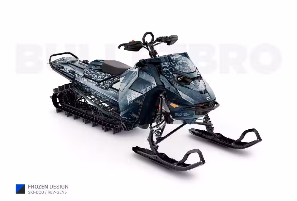 Комплект наклеек Frozen - Салатовый на SKI-DOO REV-GEN5