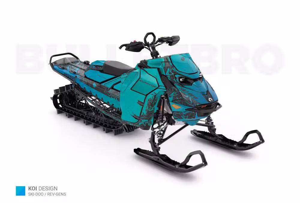 Комплект наклеек KOI - Коралловый на SKI-DOO REV-GEN5