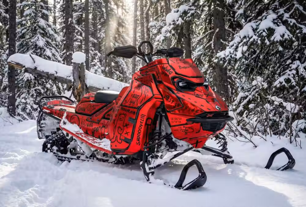 Комплект наклеек CARBON KEVLAR на SKI-DOO REV-GEN5