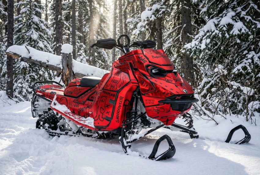 Комплект наклеек CARBON KEVLAR на SKI-DOO REV-GEN5