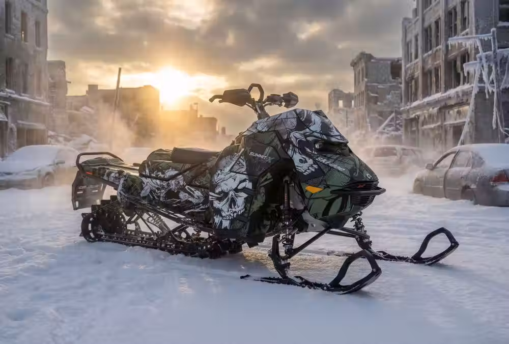 Комплект наклеек CARBON KEVLAR на SKI-DOO REV-GEN5