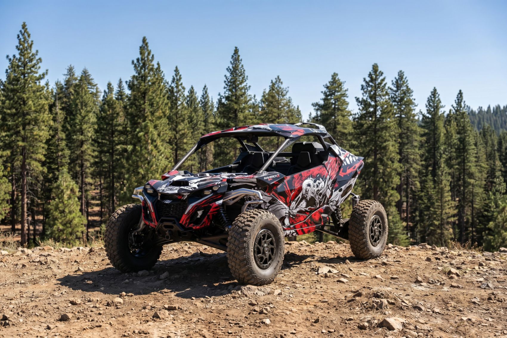 Комплект наклеек MOZGI на CAN-AM Maverick R 2024+