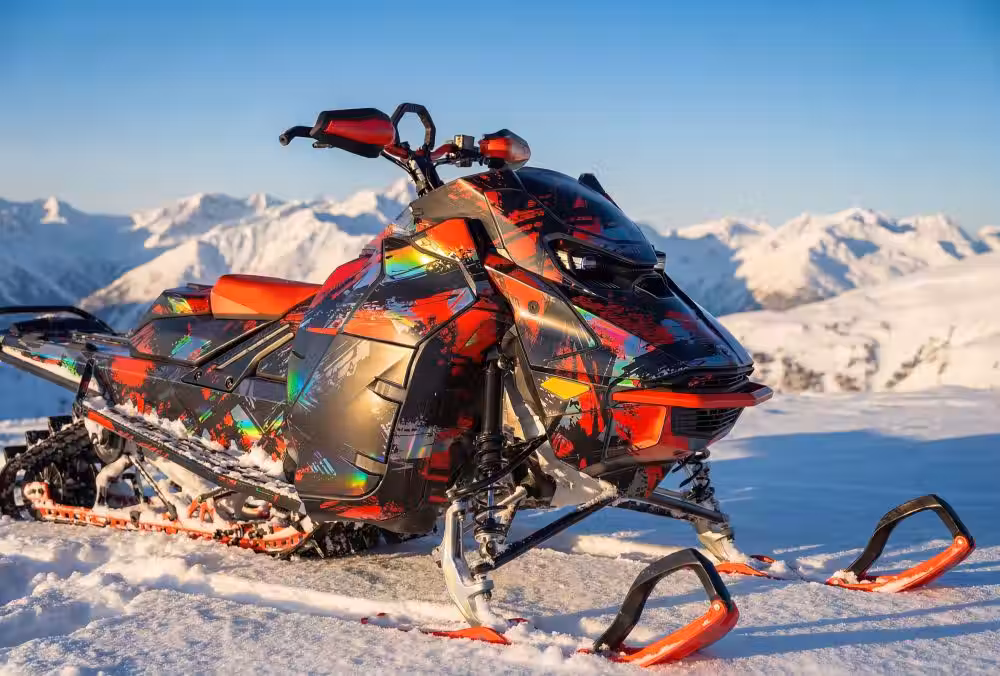 Комплект наклеек CARBON KEVLAR на SKI-DOO REV-GEN5