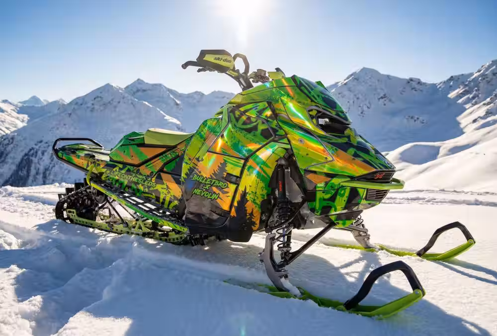 Комплект наклеек CARBON KEVLAR на SKI-DOO REV-GEN5