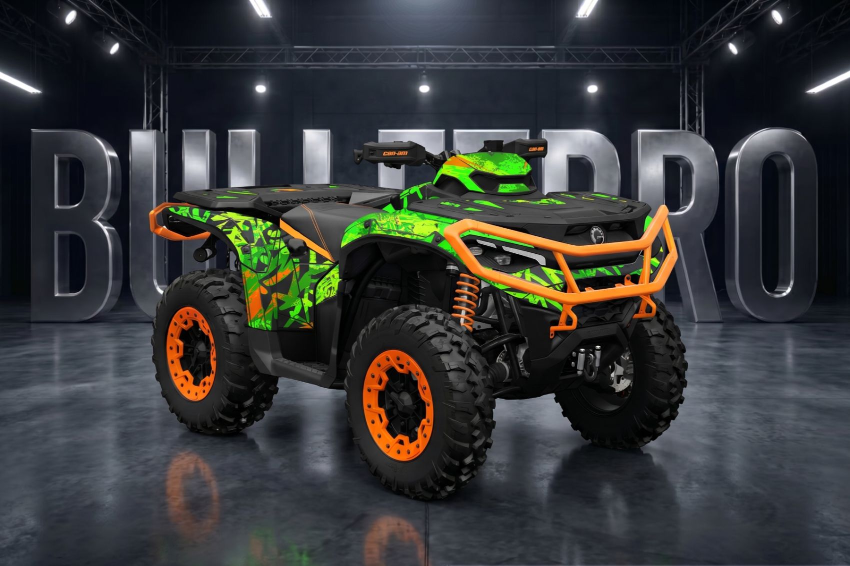 Комплект наклеек NEVOLIN HULKY на CAN-AM Outlander G3