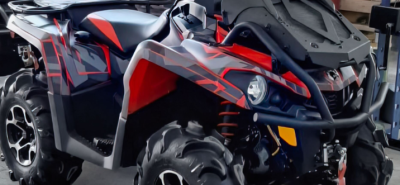 Результаты грязевого теста наклеек на квадроцикле от Bulletbro.