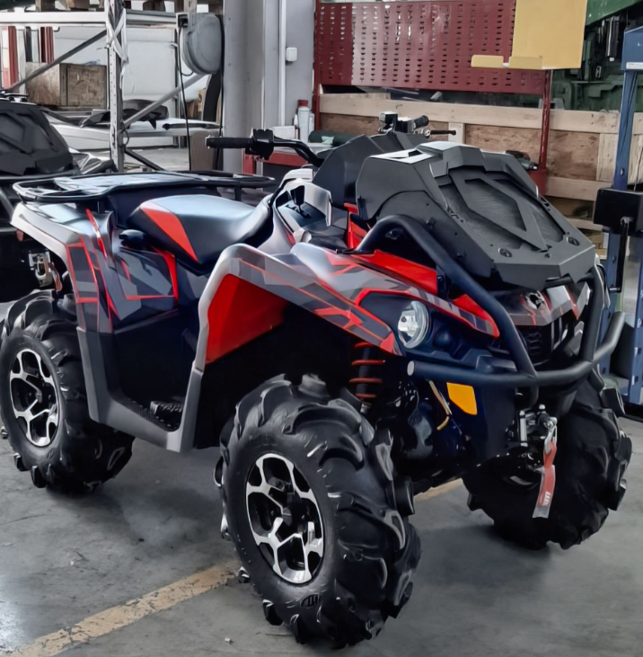 Результаты грязевого теста наклеек на квадроцикле от Bulletbro.