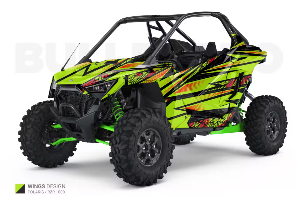Защитный комплект графики Bulletbro на Polaris RZR Turbo