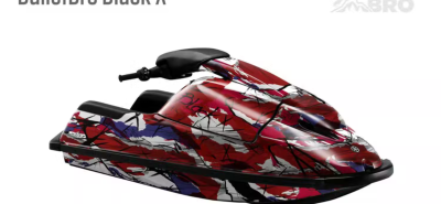 Яркие наклейки на гидроциклы Kawasaki Ultra 310 с агрессивным дизайном от Bulletbro