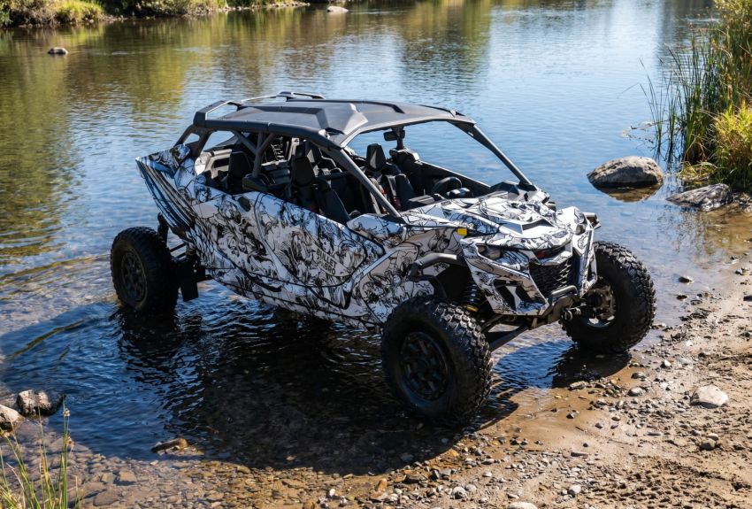 Комплект наклеек Antique на CAN-AM Maverick R MAX