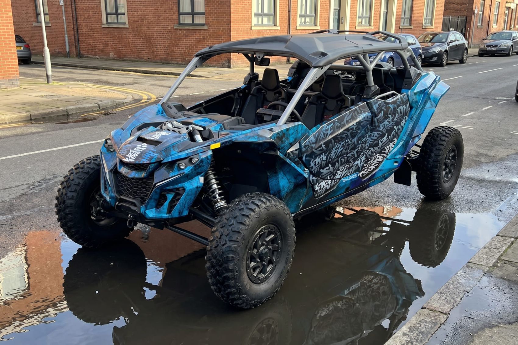 Комплект наклеек BlackLetter на CAN-AM Maverick R MAX
