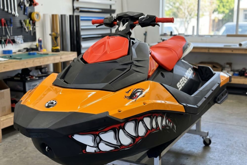 Наклейки пленка на гидроцикл BRP SEA-DOO SPARK