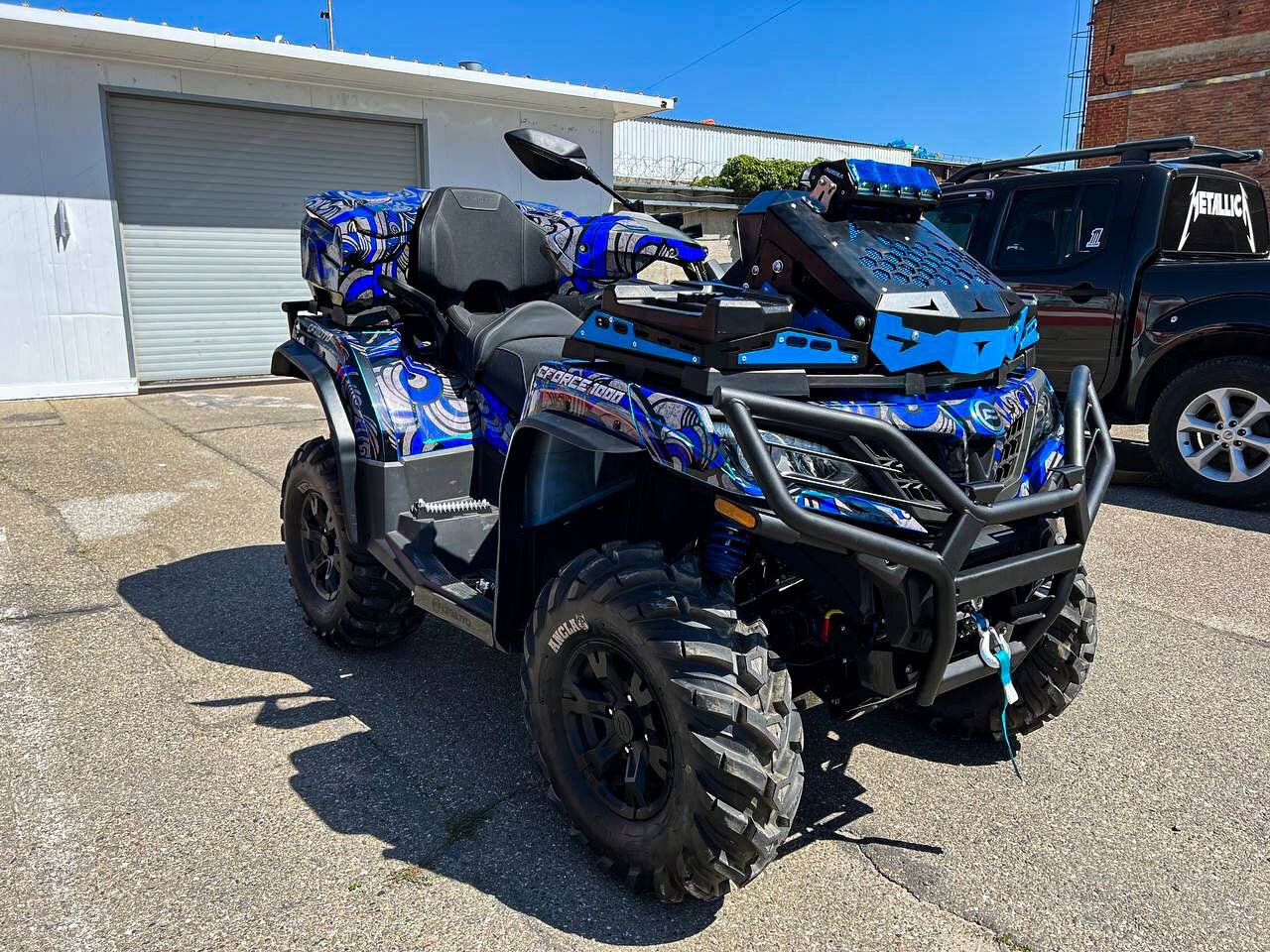 Квадроцикл CFMOTO CFORCE 1000 в полном комплекте бронированной графики от Bulletbro