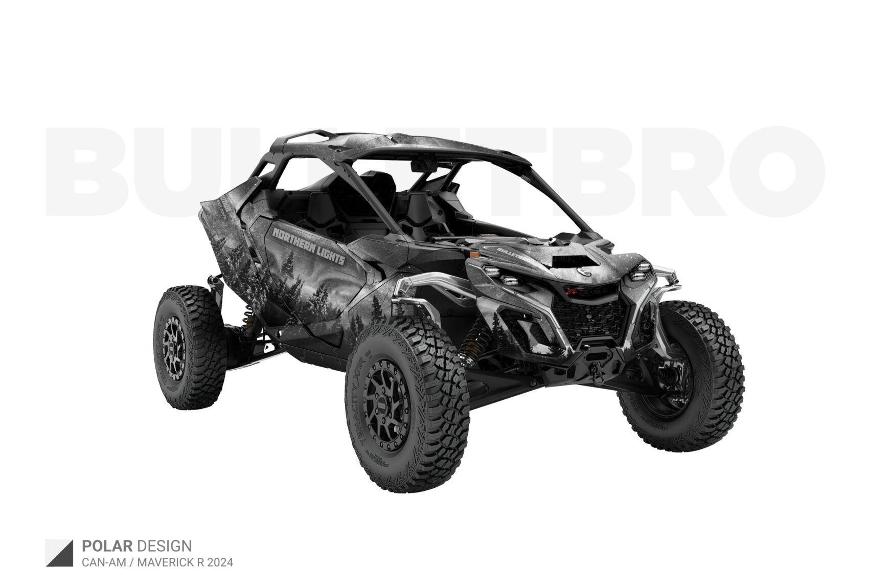 Спортивный багги Can-Am Maverick X3 в комплекте графики от Bulletbro