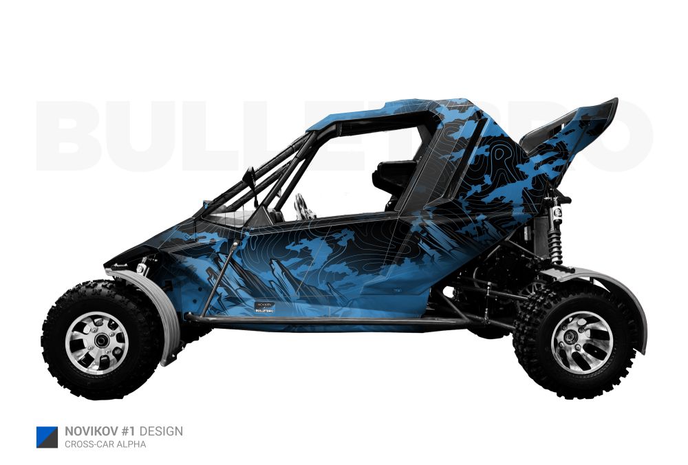 Наклейки пленка на Сross-car-alpha