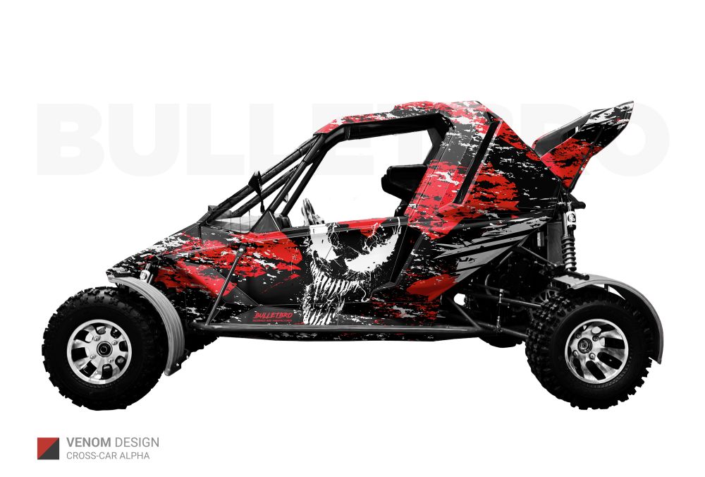 Наклейки пленка на Сross-car-alpha