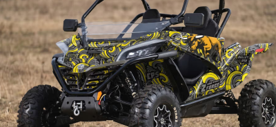 Спортивный багги CFMOTO ZFORCE 1000 Sport в яркой графике от Bulletbro