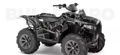 Квадроцикл Polaris Sportsman 850 в ярком защитном комплекте графики от Bulletbro
