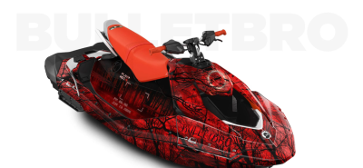 Гидроцикл BRP Sea-Doo в ярком защитном комплекте графики от Bulletbro
