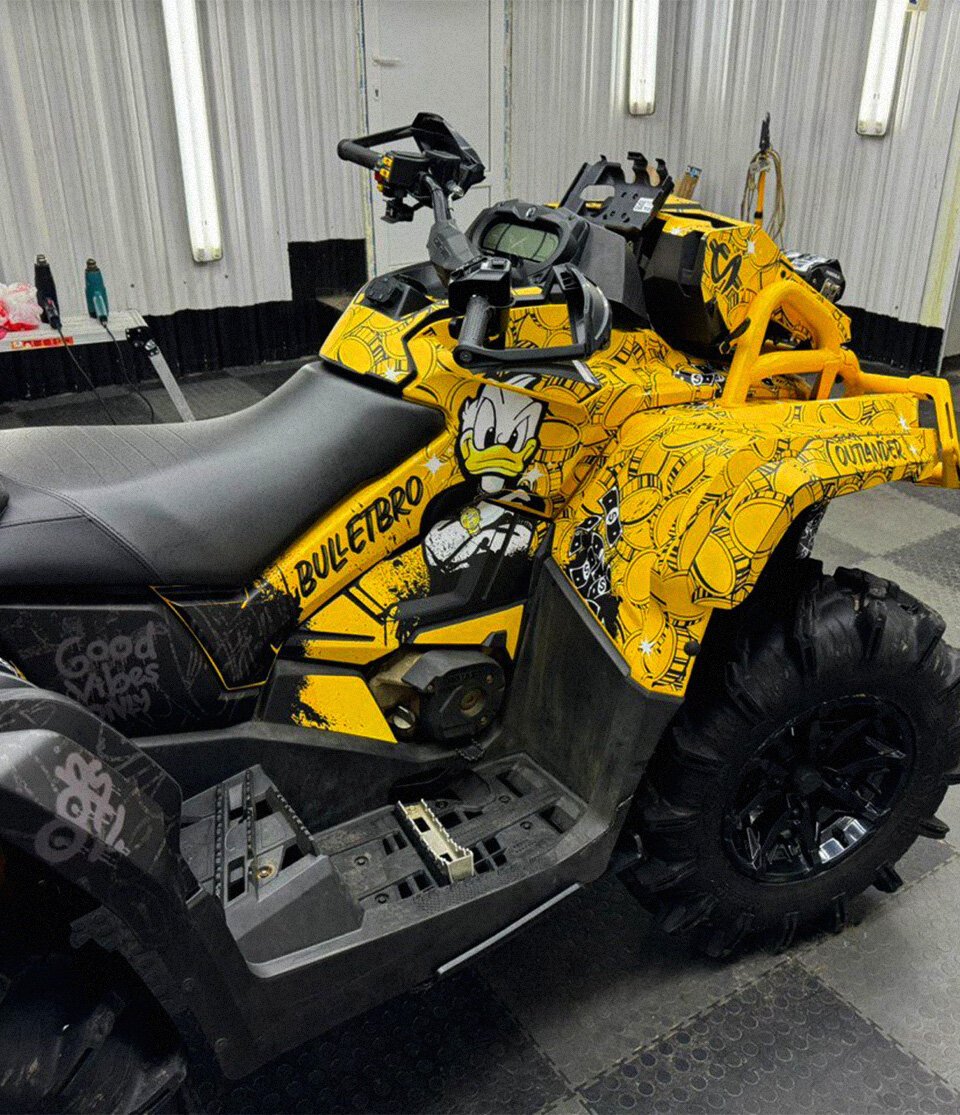 Индивидуальный дизайн на CAN-AM OUTLANDER G2 XMR
