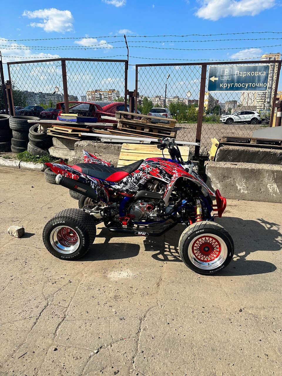Venom на YAMAHA RAPTOR/YFM 700