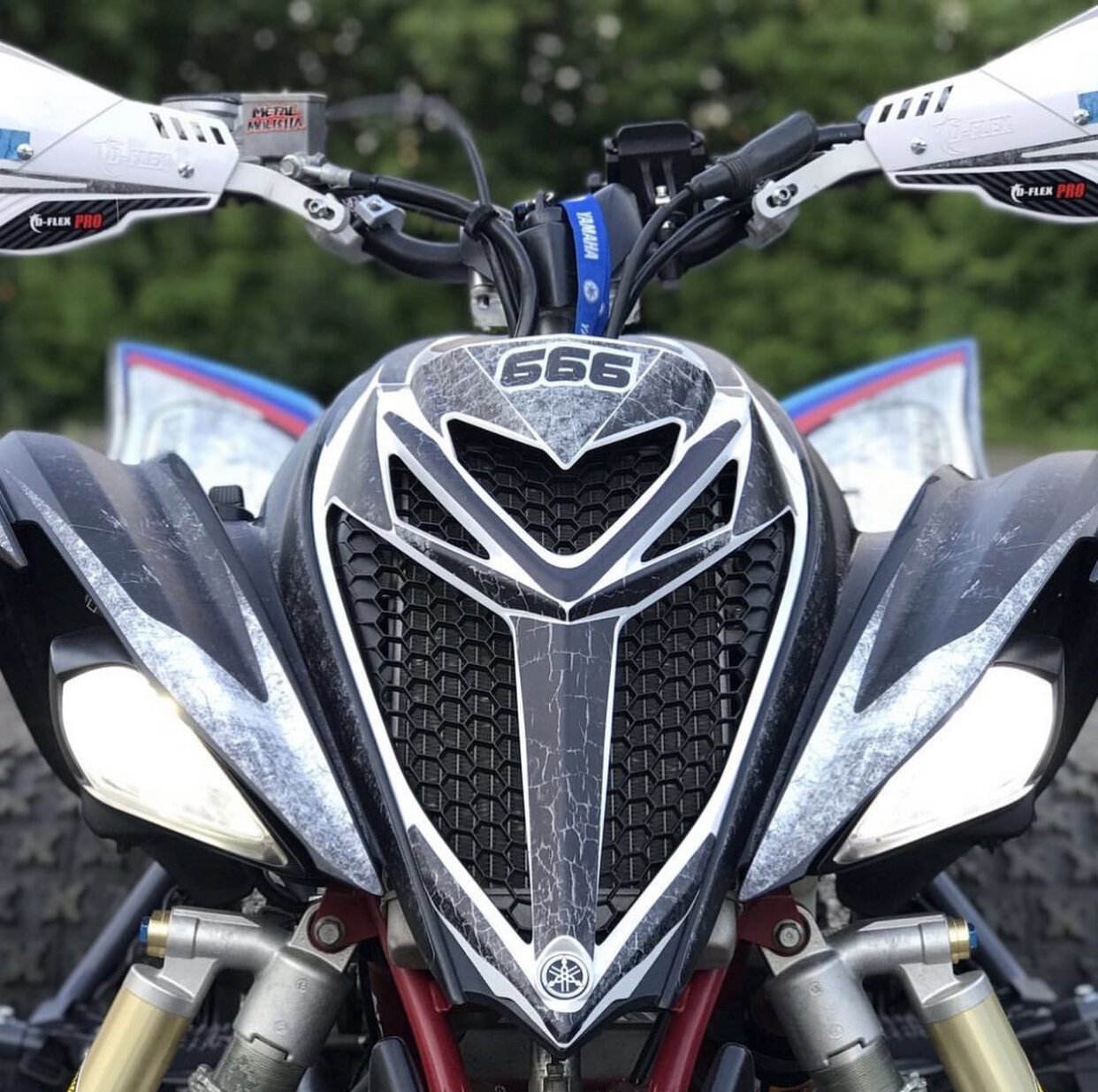 Индивидуальный дизайн на YAMAHA RAPTOR/YFM 700