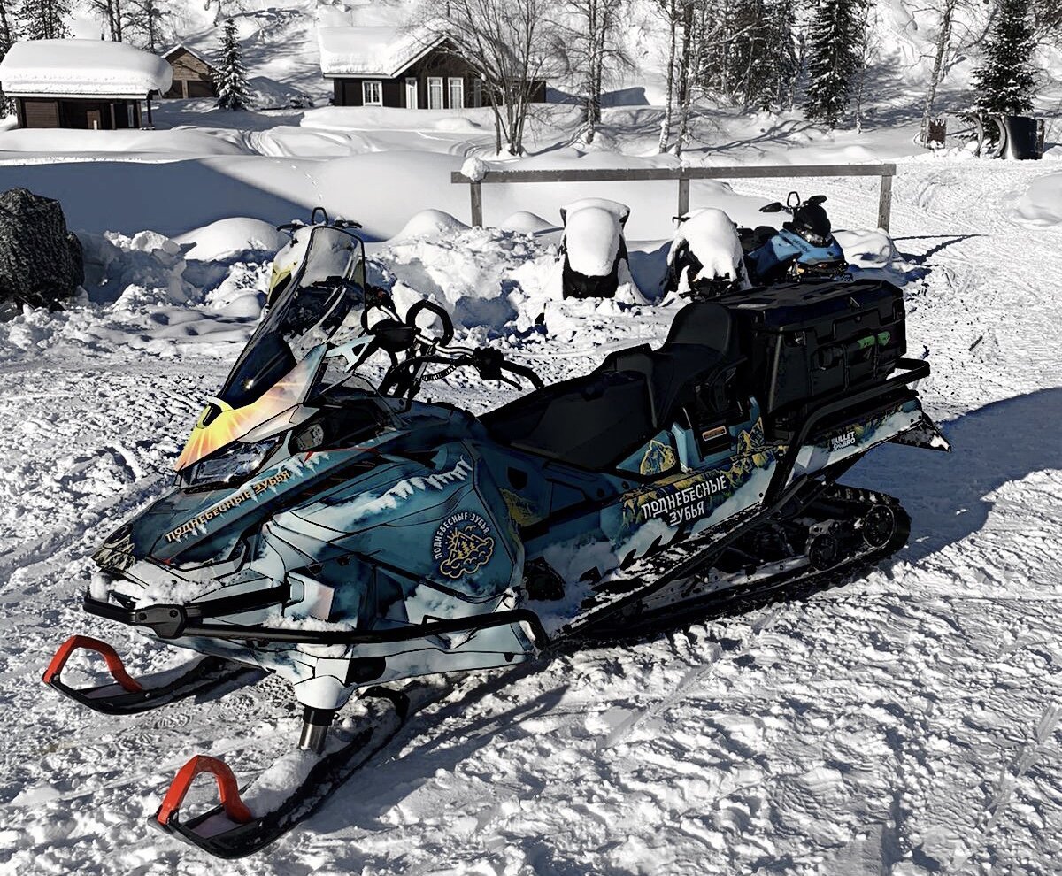Индивидуальный дизайн на SKI-DOO REV-GEN4-WIDE-TELESCOPIC