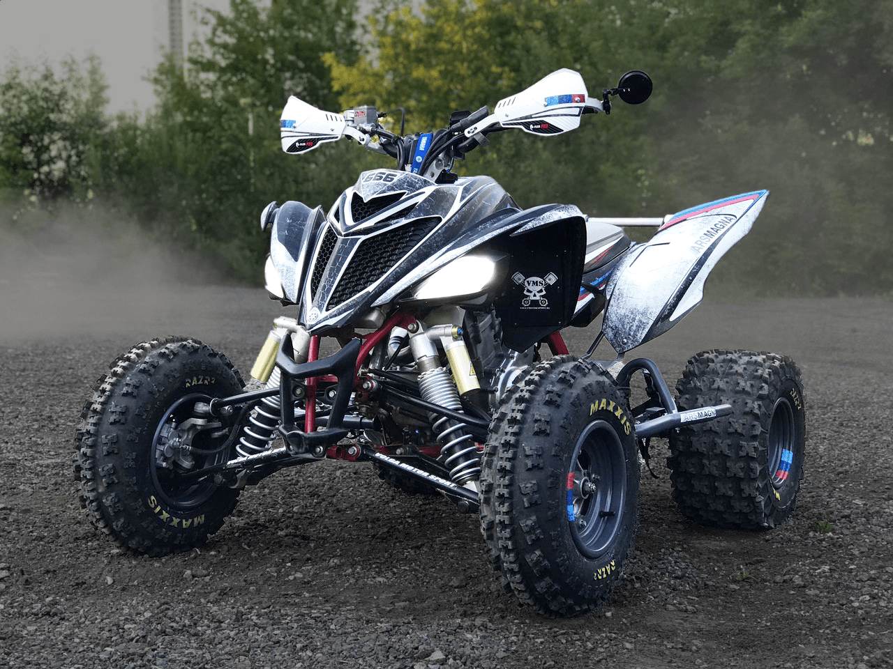 Индивидуальный дизайн на YAMAHA RAPTOR/YFM 700
