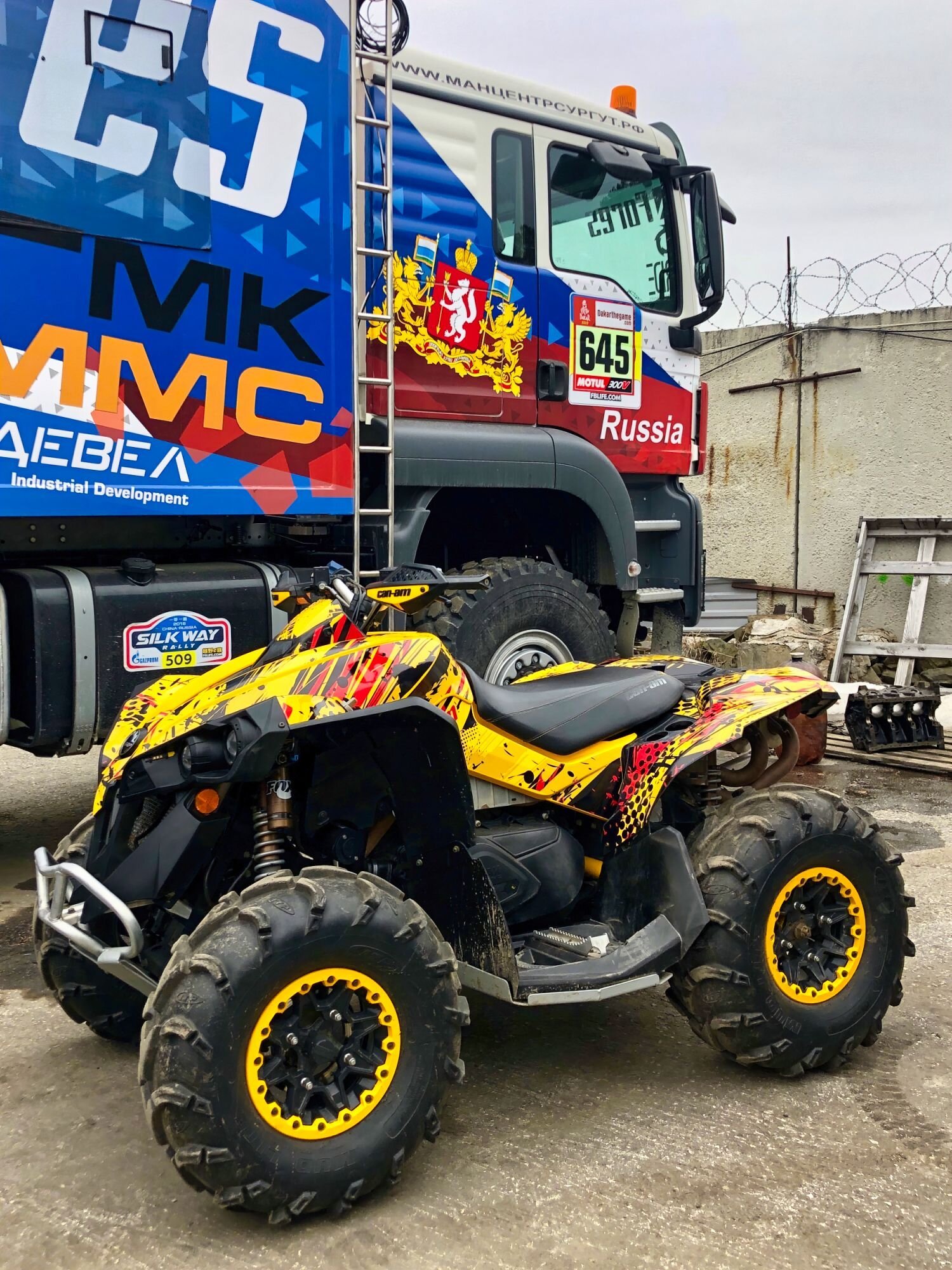 Индивидуальный дизайн на CAN-AM RENEGADE G2