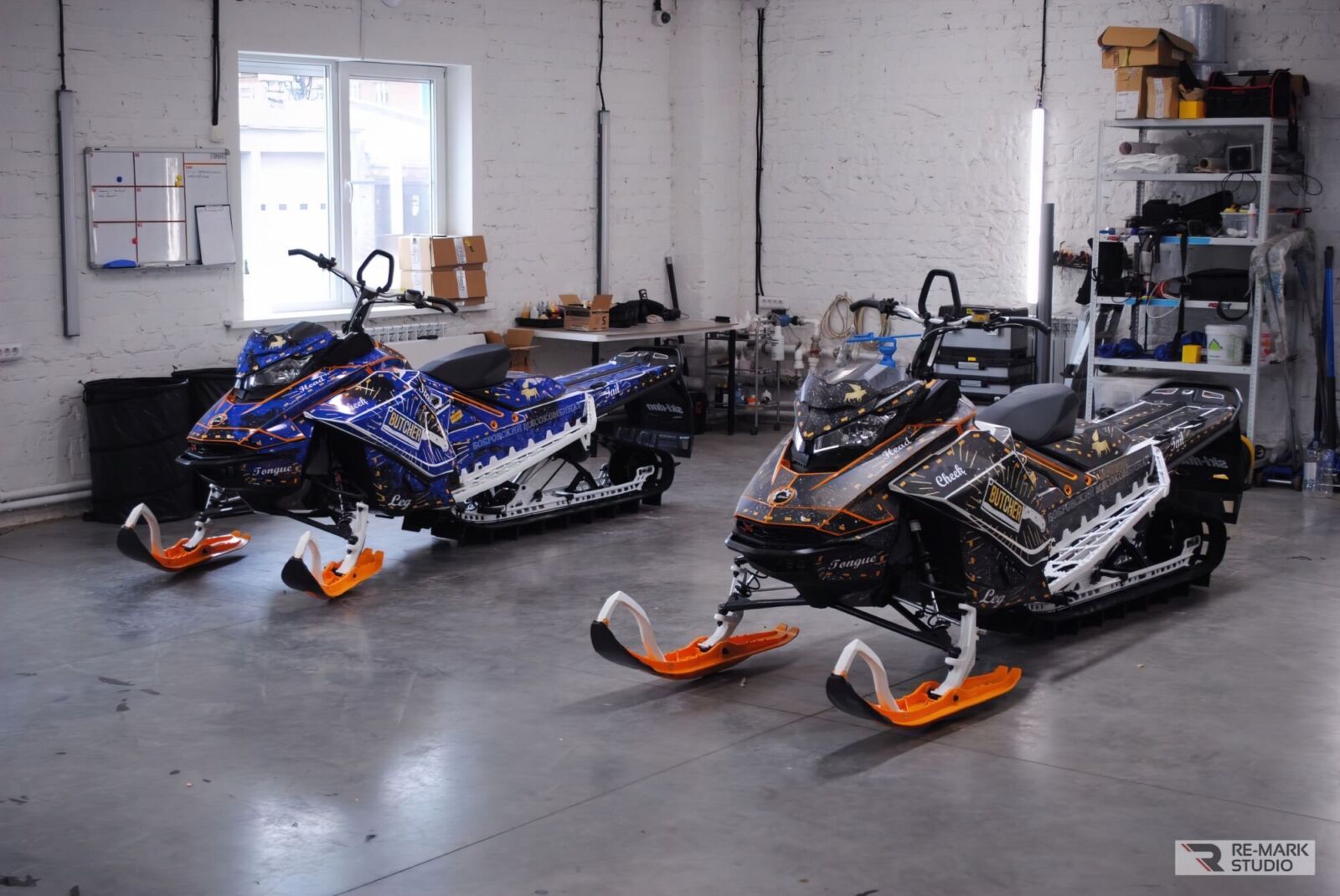 Индивидуальный дизайн на SKI-DOO REV-GEN4