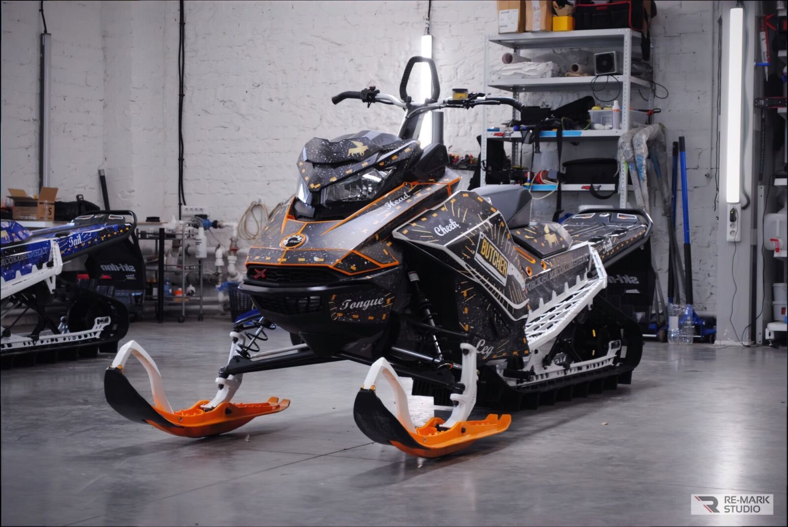 Индивидуальный дизайн на SKI-DOO REV-GEN4