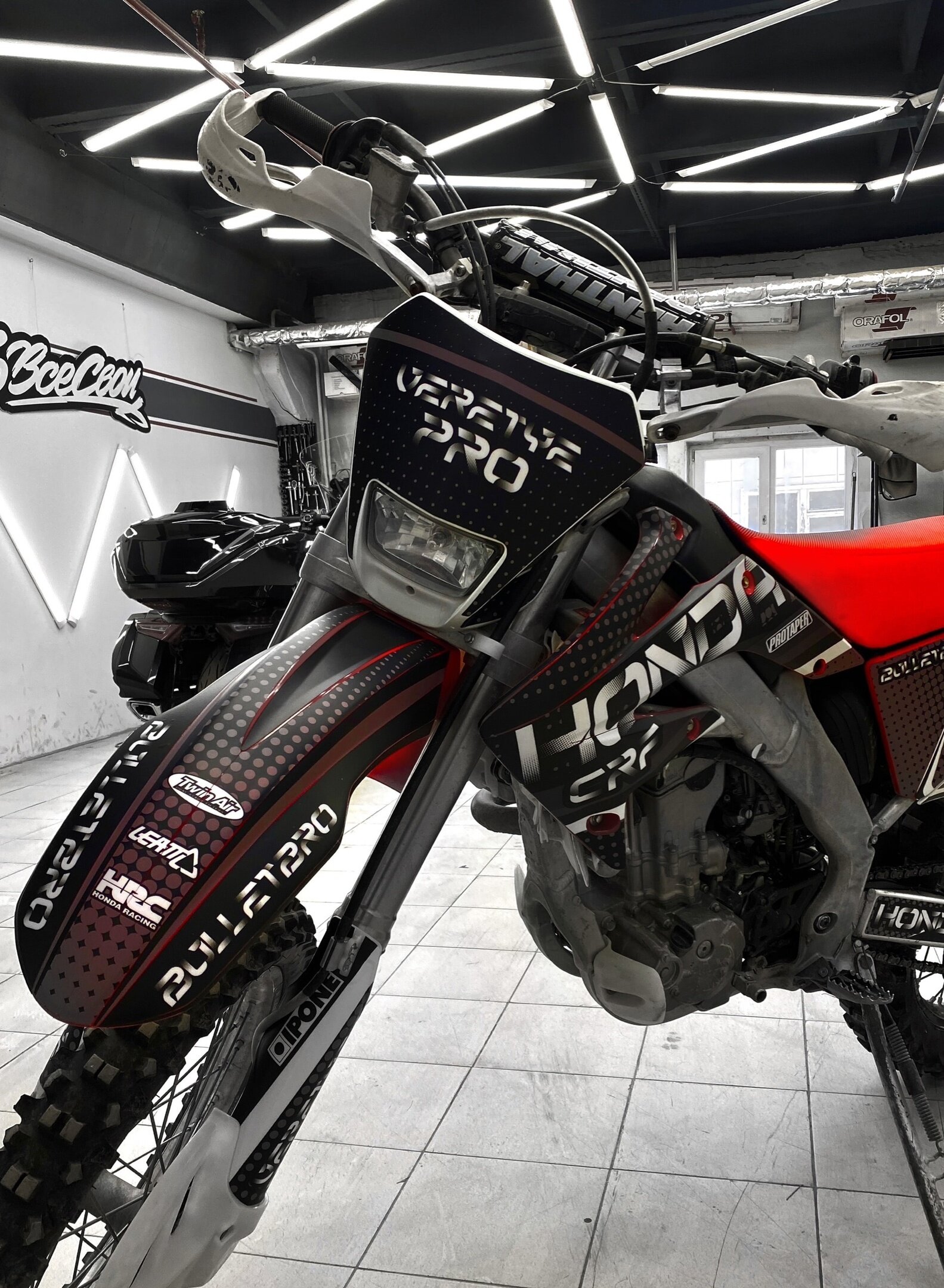 Spotty на HONDA CRF 450 2005-2008