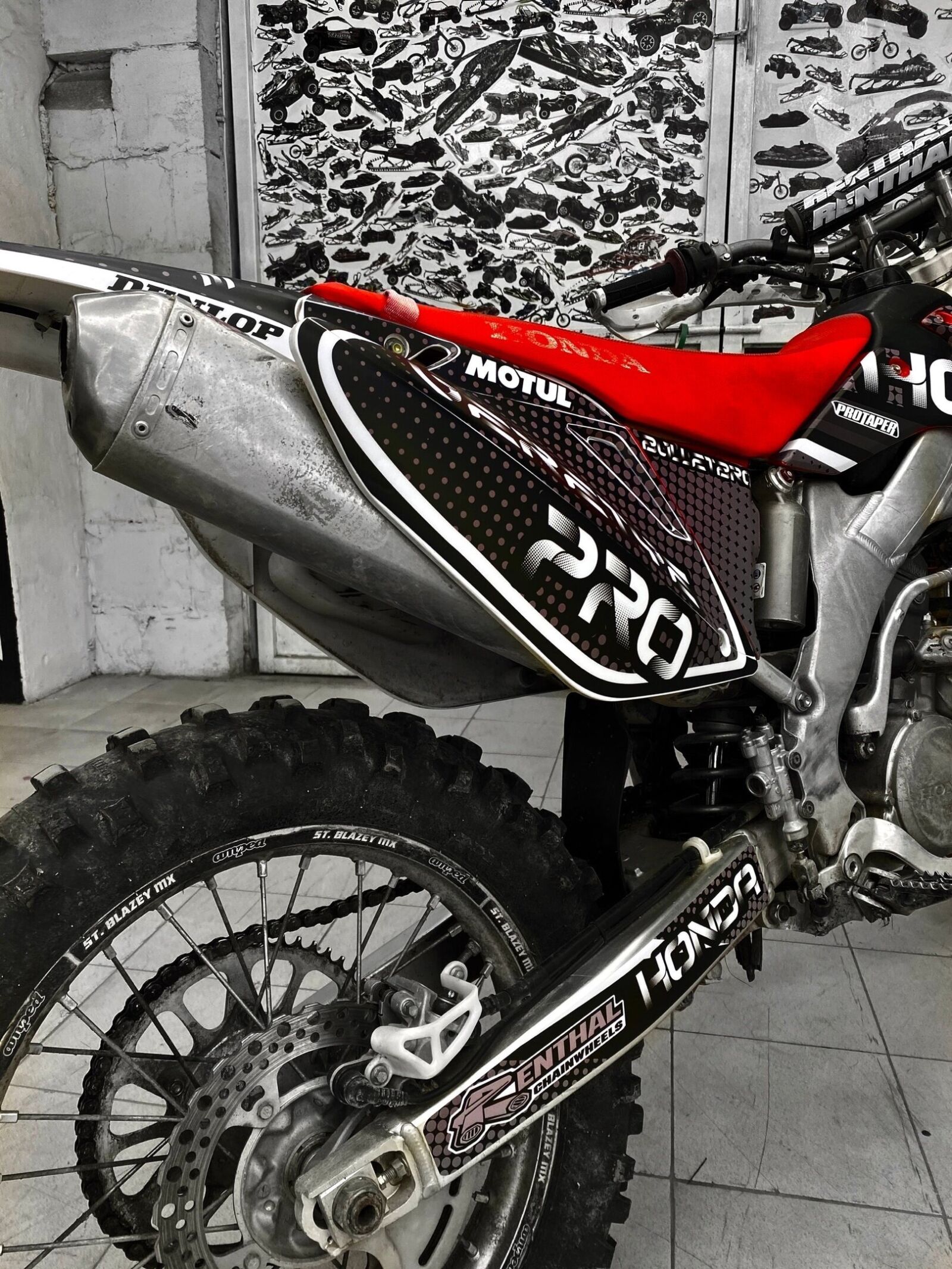 Spotty на HONDA CRF 450 2005-2008