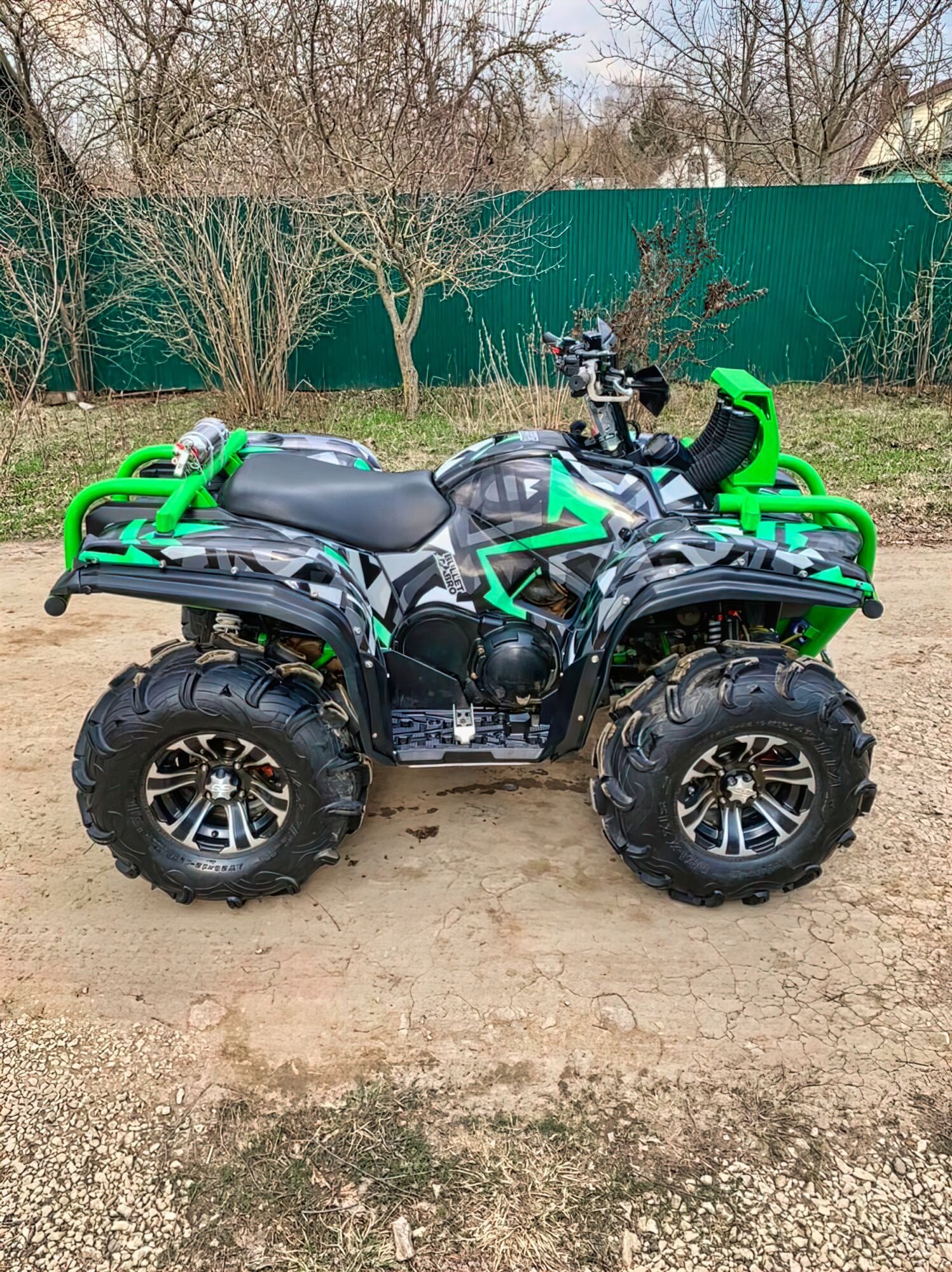 Crazy Graffity на YAMAHA GRIZZLY 550/700 2009-2015