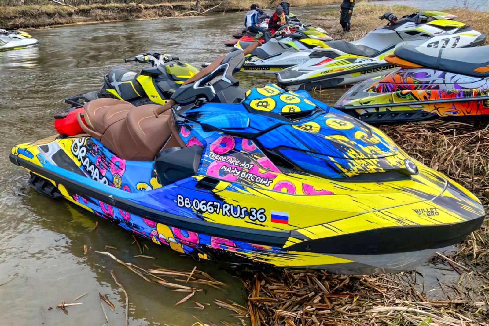 Индивидуальный дизайн на SEA-DOO GTX/FISH