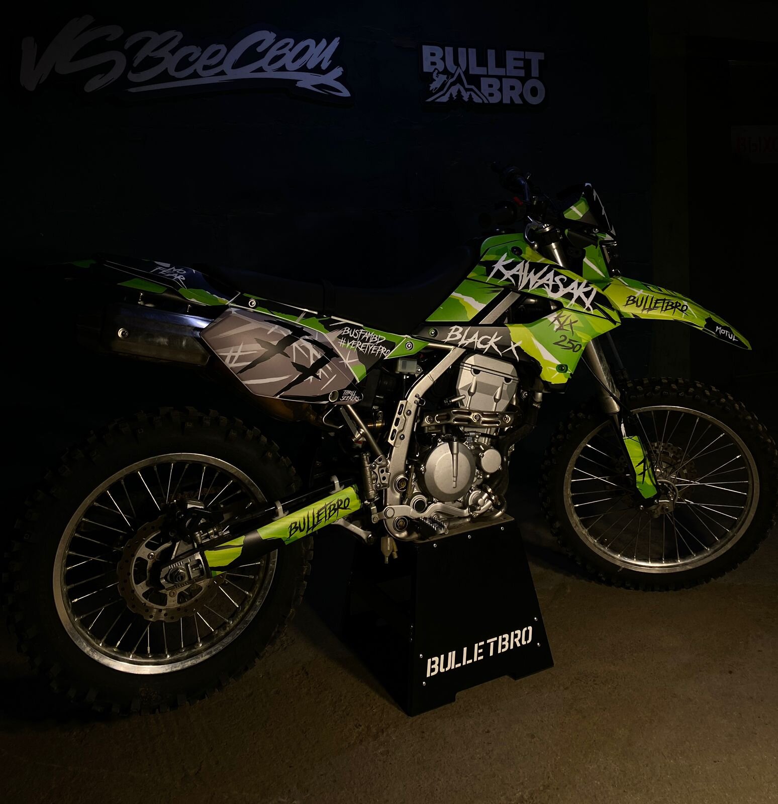 Black-X на KAWASAKI KLX 250 2017