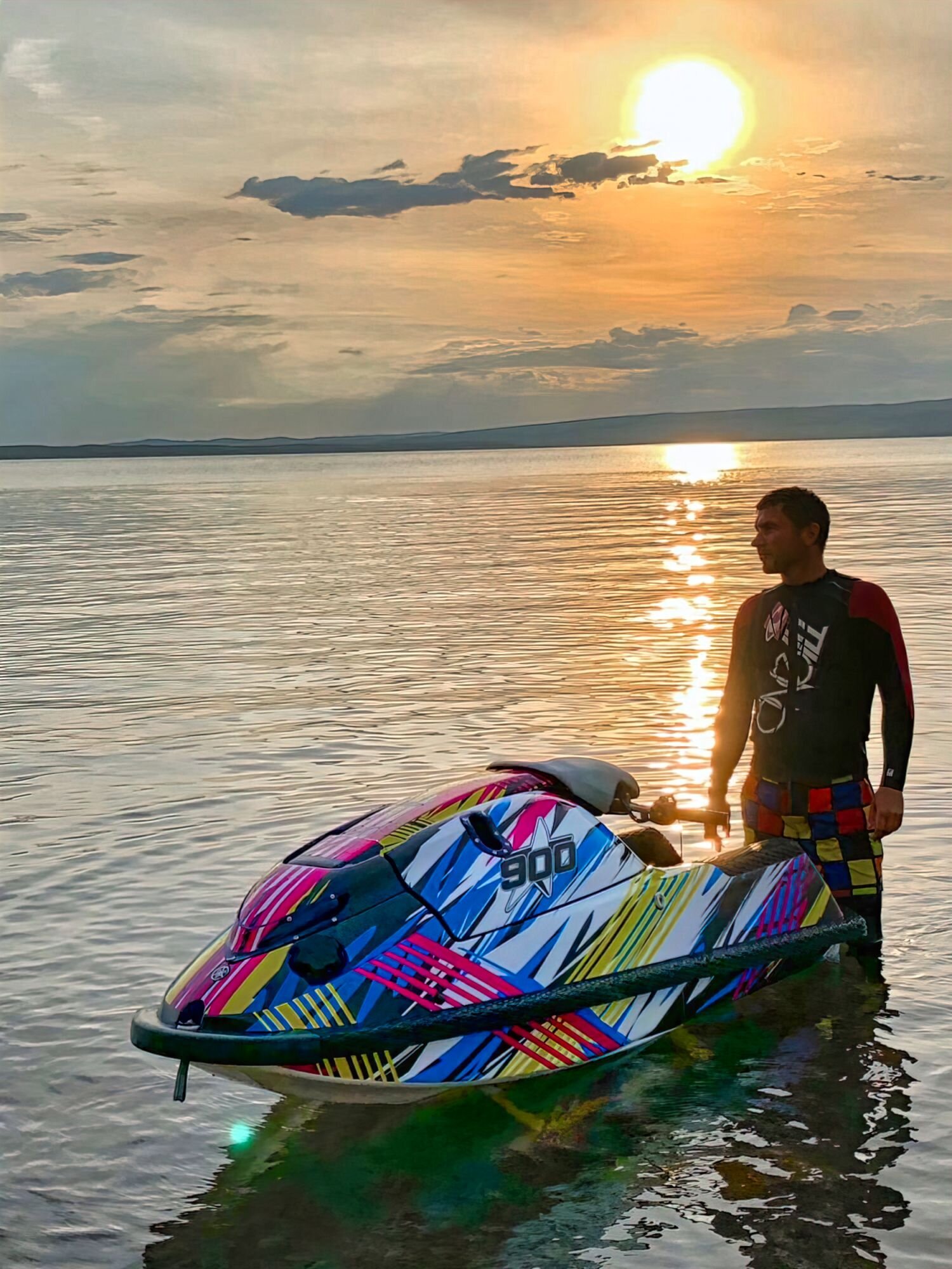 Индивидуальный дизайн на YAMAHA SUPERJET