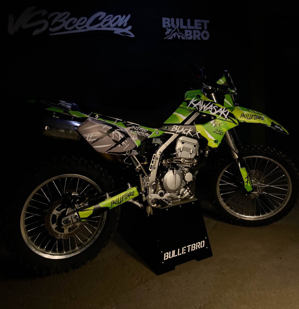 Black-X на KAWASAKI KLX 250 2017