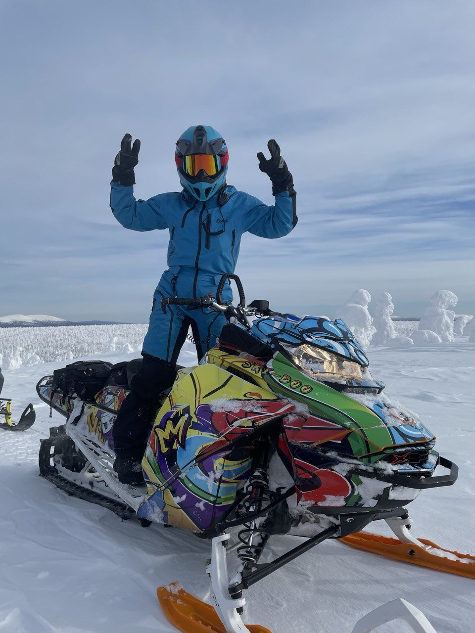 Crazy Rainbow на SKI-DOO REV-GEN4